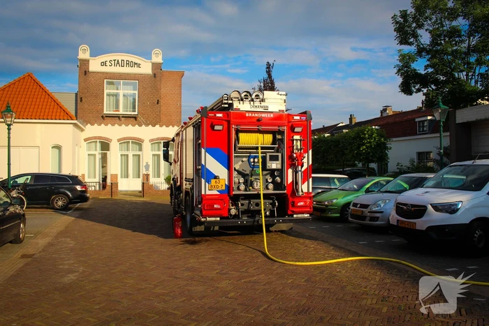 Brand in telefooncentrale snel onder controle