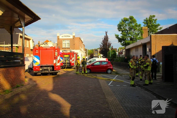 Brand in telefooncentrale snel onder controle