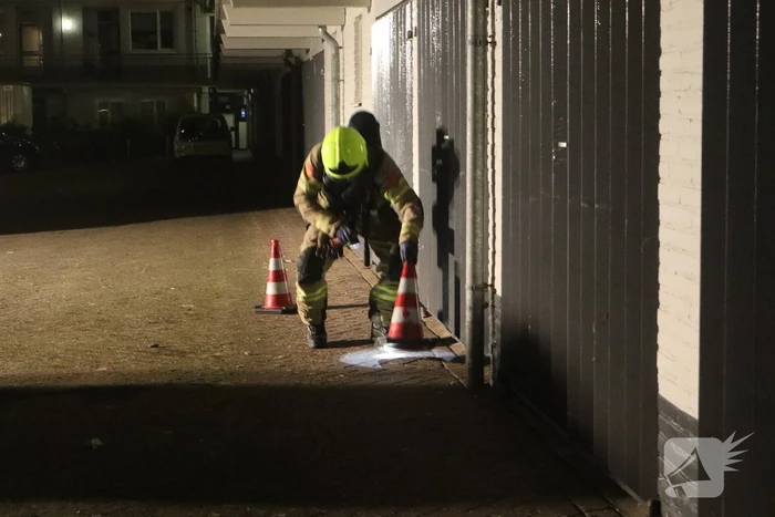 Brand in auto snel onder controle