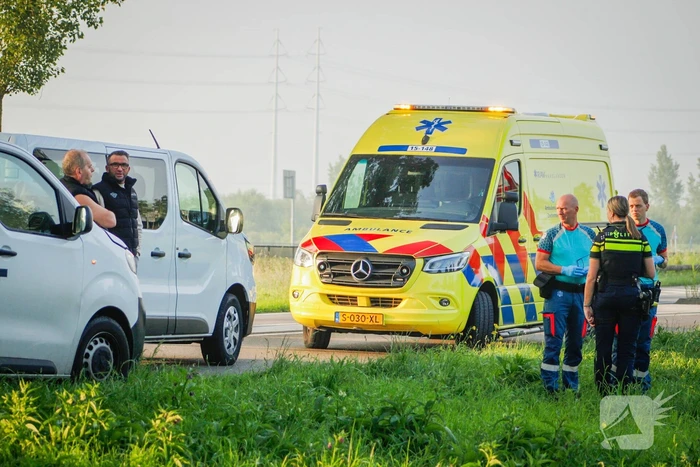 Twee bestelbussen betrokken bij kop-staartbotsing