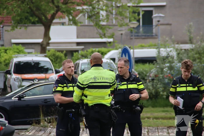Twee fietsers met elkaar in botsing