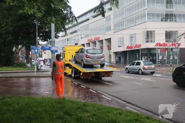 Schade na kop-staart botsing