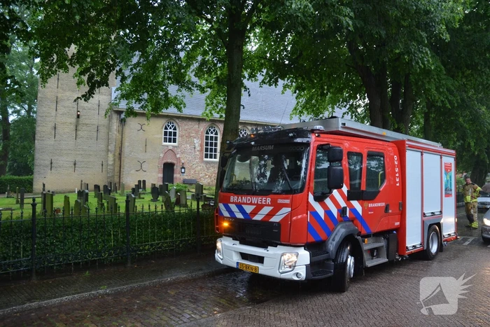 Brandweer ingezet voor brandmelding bij kerk
