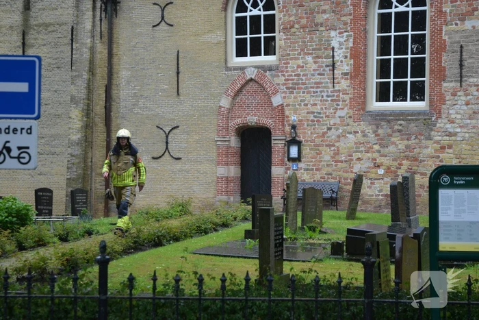 Brandweer ingezet voor brandmelding bij kerk
