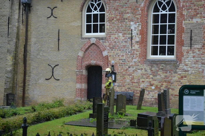 Brandweer ingezet voor brandmelding bij kerk