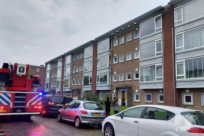 Flinke rookontwikkeling bij brand in flat