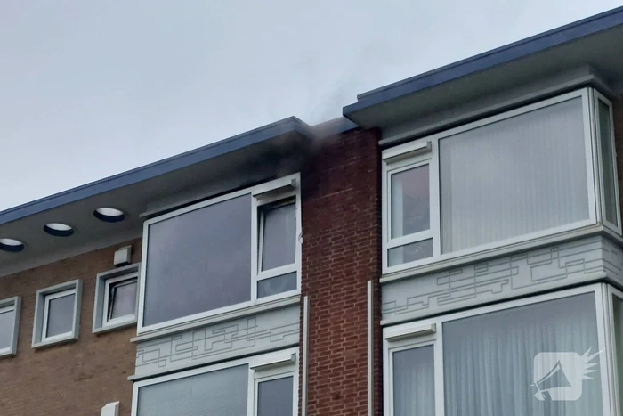 Flinke rookontwikkeling bij brand in flat