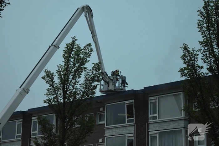 Flinke rookontwikkeling bij brand in flat