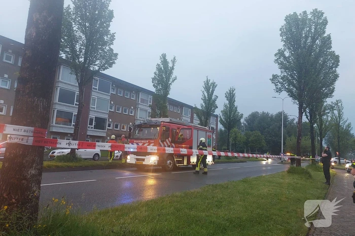 Flinke rookontwikkeling bij brand in flat