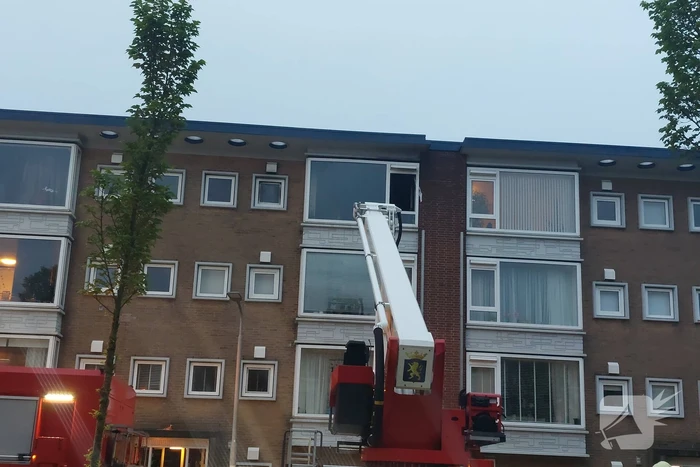 Flinke rookontwikkeling bij brand in flat