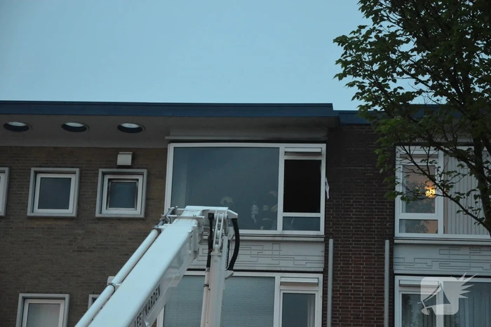 Flinke rookontwikkeling bij brand in flat