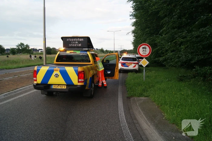 Bestuurder gewond na crash