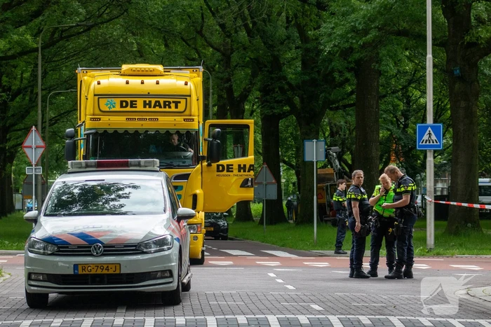 Traumahelikopter landt voor fietser bij berucht fietspad