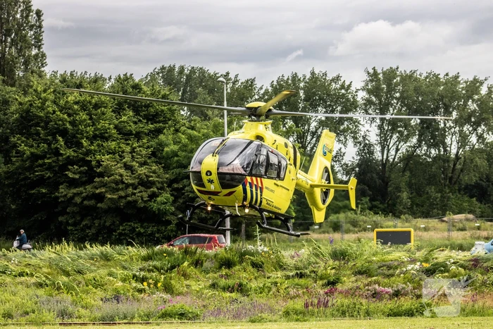 Traumahelikopter landt voor fietser bij berucht fietspad