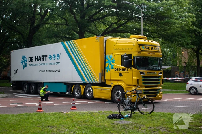 Traumahelikopter landt voor fietser bij berucht fietspad