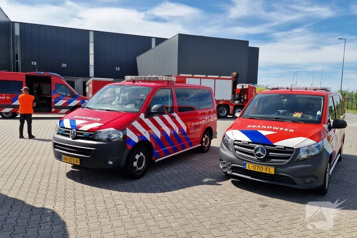 Arbeidsongeval in bedrijfsloods