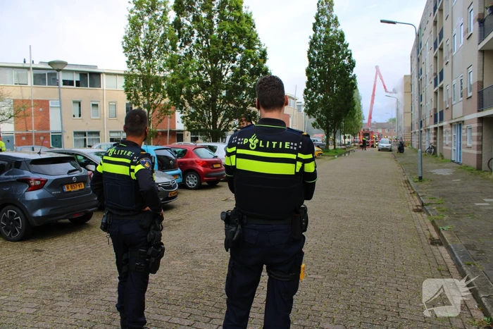 Personen gered bij gasbrand in portiekflat