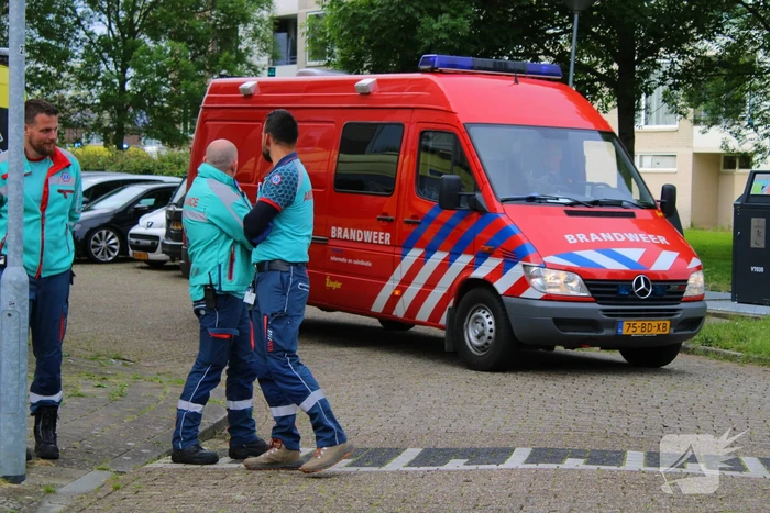 Personen gered bij gasbrand in portiekflat