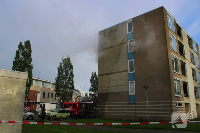 Personen gered bij gasbrand in portiekflat