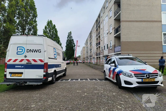 Personen gered bij gasbrand in portiekflat
