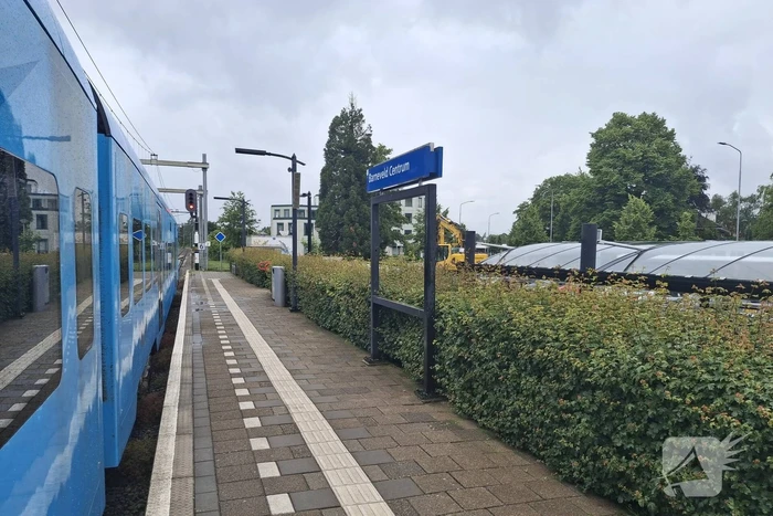 Geen treinen op station Barneveld Centrum door losse bovenleiding