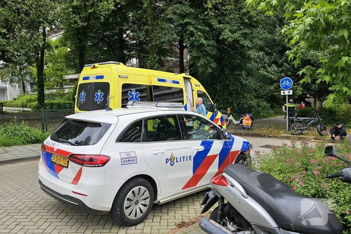 Postnl bezorger in botsing met fatbike