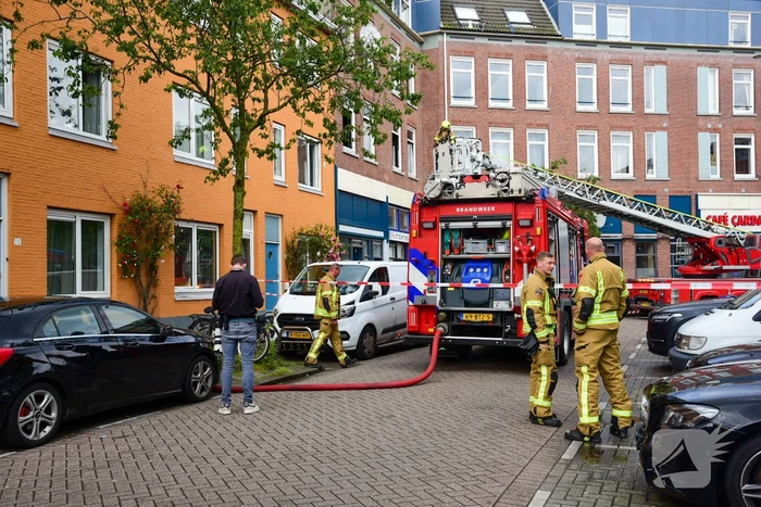 Persoon gered bij uitslaande brand