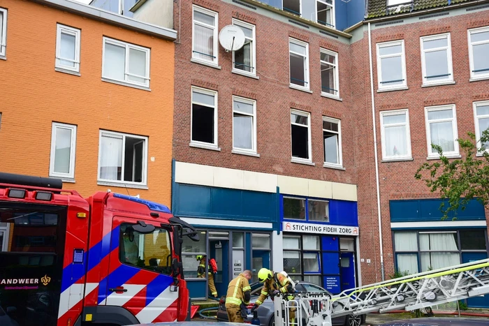 Persoon gered bij uitslaande brand
