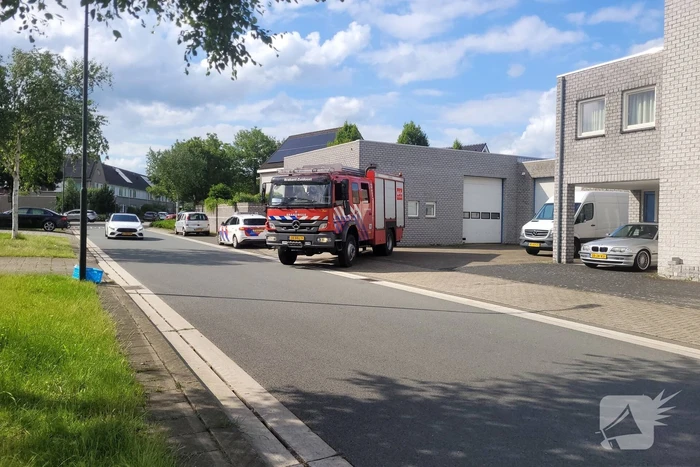 Brandweer aanwezig bij bedrijf vanwege brand