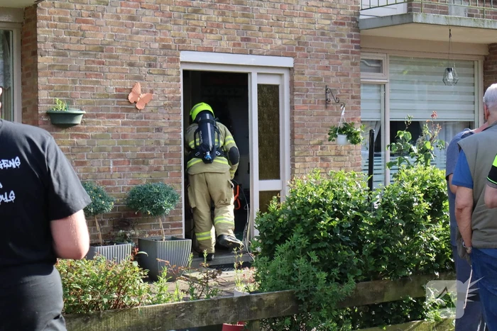 Brandweer aanwezig vanwege vergeten pan op vuur