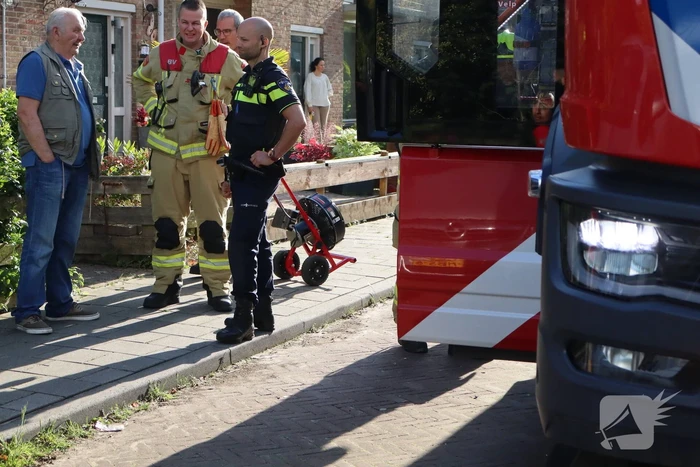Brandweer aanwezig vanwege vergeten pan op vuur