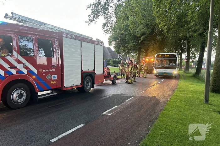 Brandweer pompt overtollig water weg