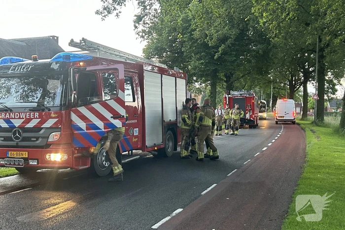 Brandweer pompt overtollig water weg