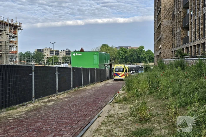 Traumahelikopter voor reanimatie in woning
