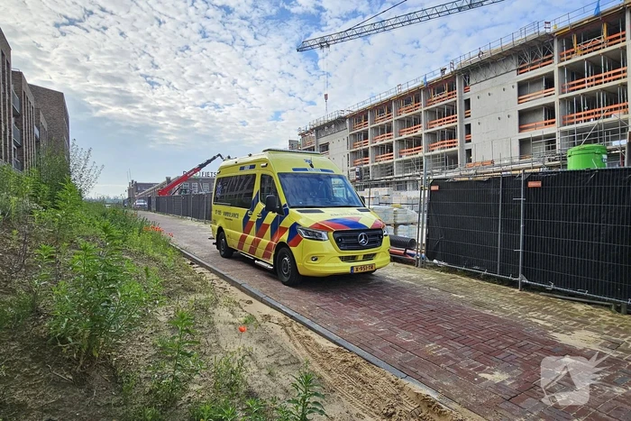 Traumahelikopter voor reanimatie in woning