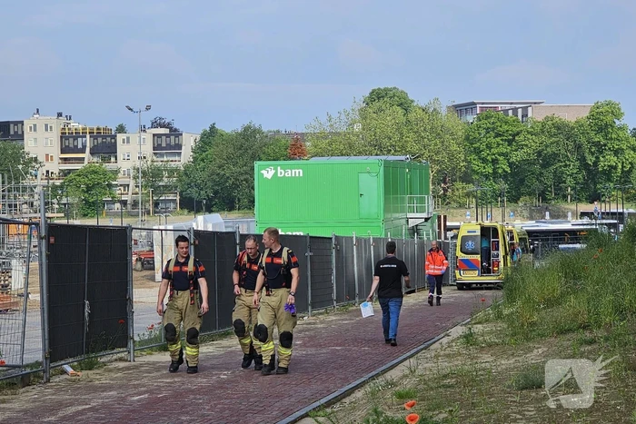 Traumahelikopter voor reanimatie in woning
