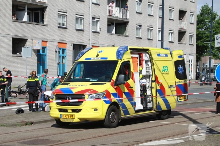 Fietser gewond bij aanrijding met motorrijder
