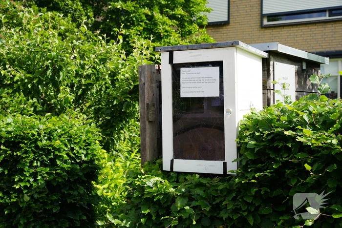 Minderbedeelde slachtoffer van baldadigheid bij buurtkast