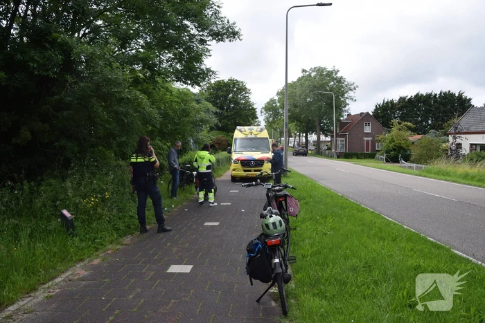 Scooter gewond na valpartij
