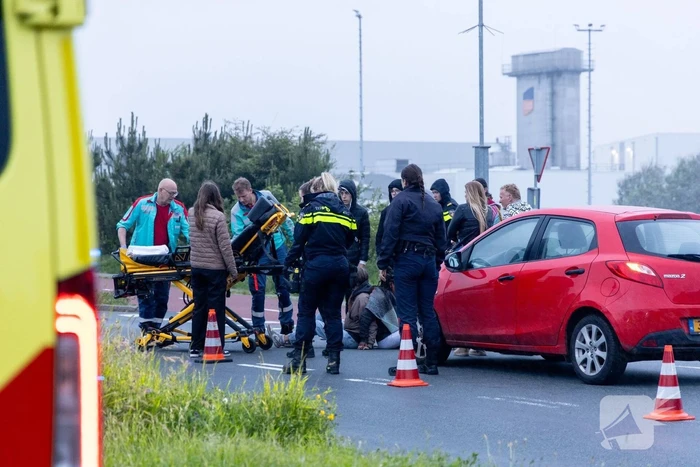 Opzittenden fatbike gewond bij botsing met auto
