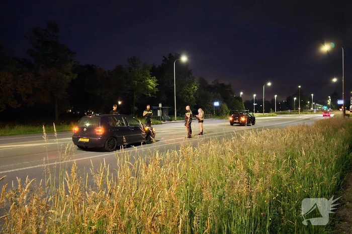 Kop-staartbotsing tussen twee voertuigen