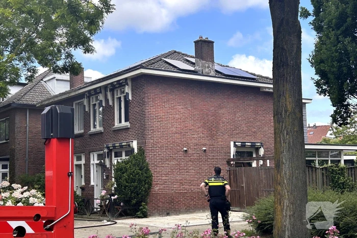 Fikse brand in meterkast van woning