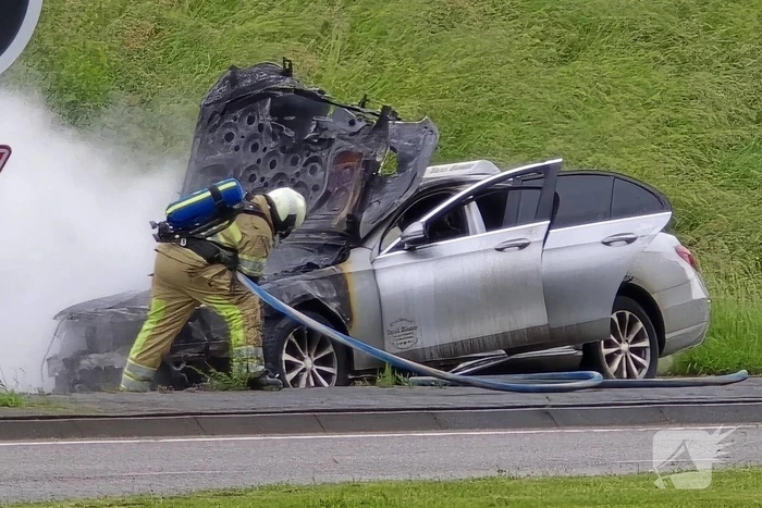 Taxi door brand verwoest