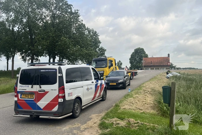 Automobilist verliest macht over het stuur