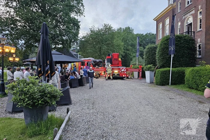 Brand tijdens bruiloft in Kasteel Hoekelum