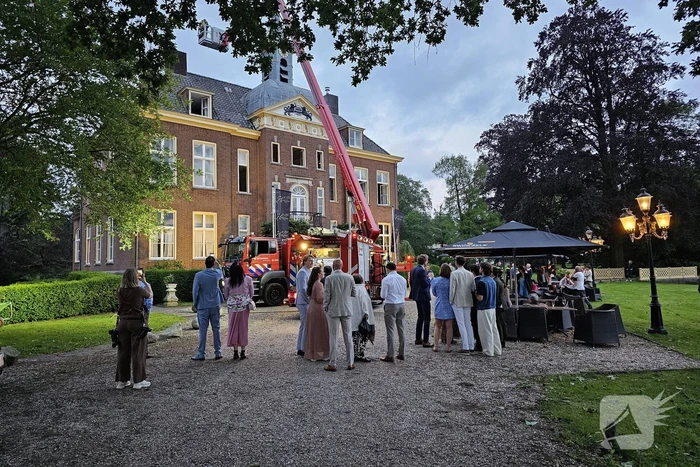 Brand tijdens bruiloft in Kasteel Hoekelum