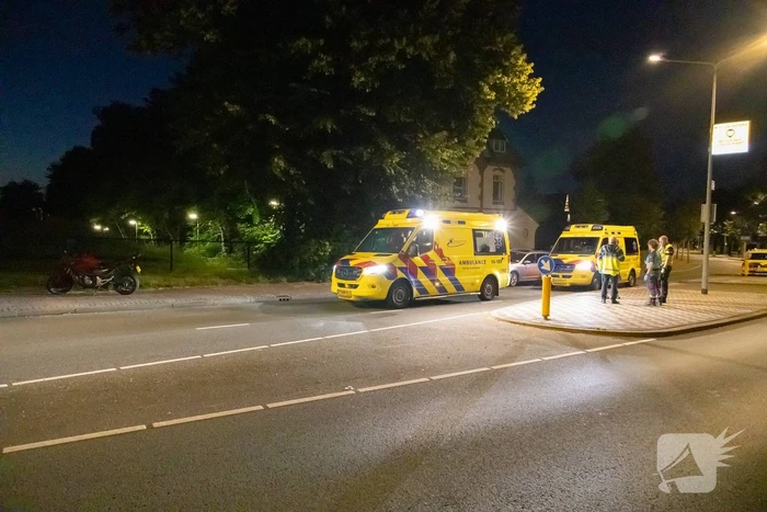 Motorrijder gewond bij eenzijdig ongeval