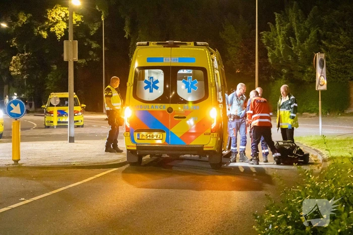 Motorrijder gewond bij eenzijdig ongeval
