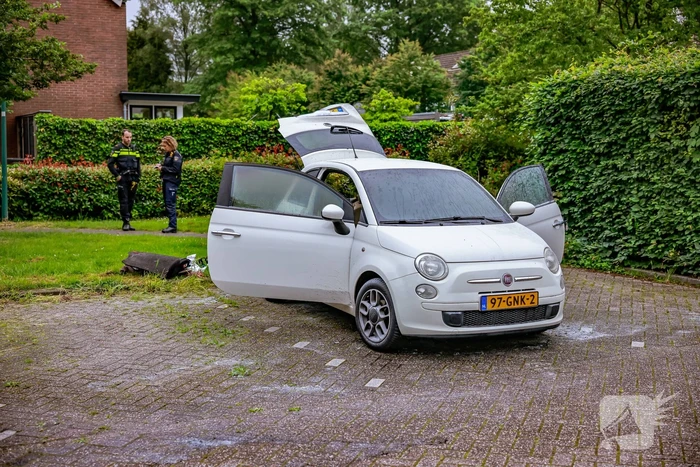 Forensische opsporing Doet onderzoek naar autobrand