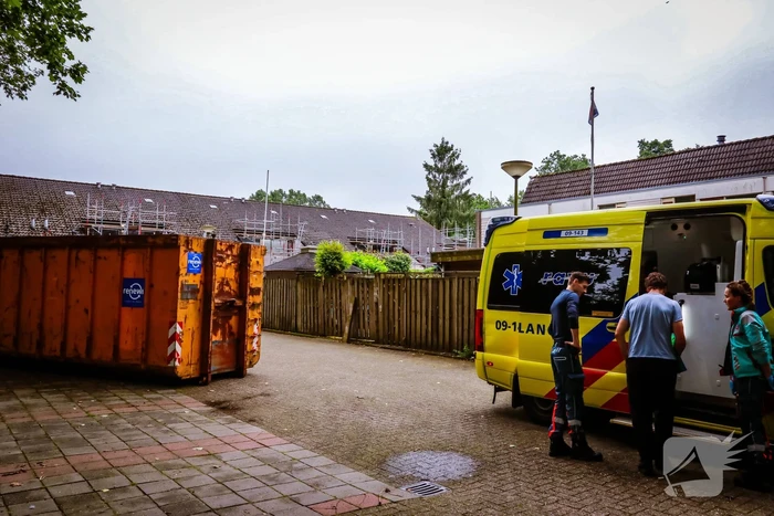Gewonde bij ongeval met auto in garagebox